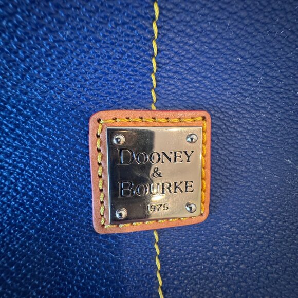 Dooney & Bourke Kimberly Pebble Grain Shoulder Bag – Navy Blue - Picture 10 of 12